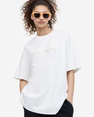 Oversized Motif T-shirt